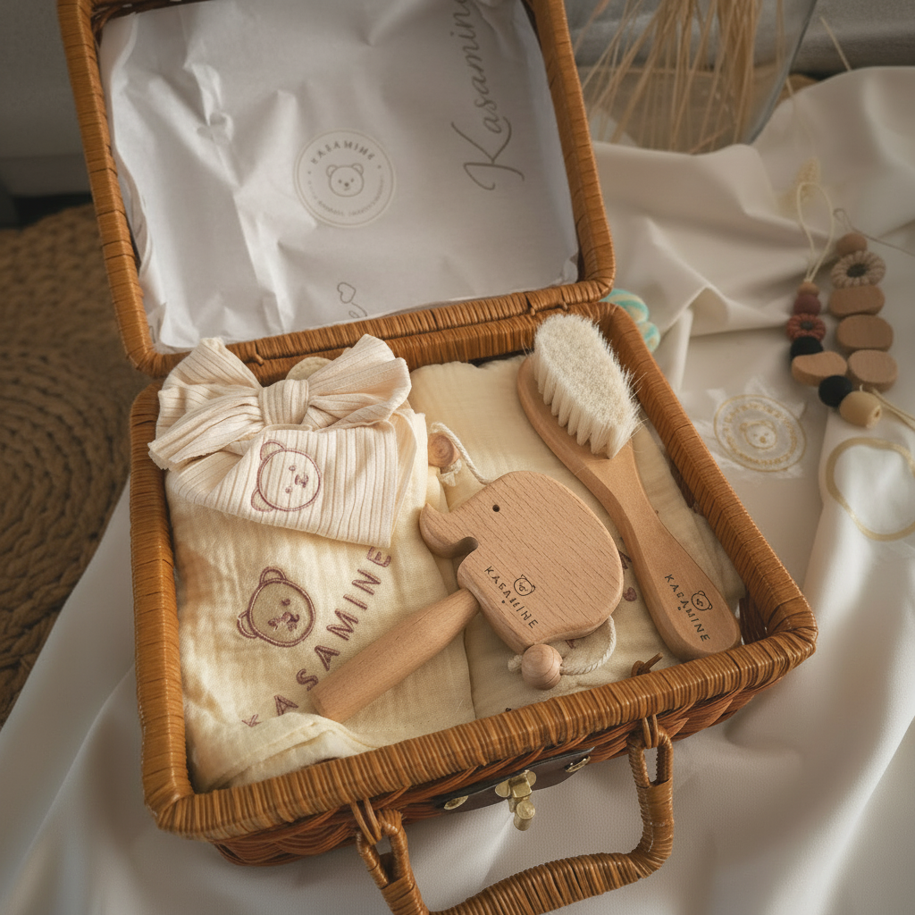 Coffret Naissance Kasamine Beige amélioré